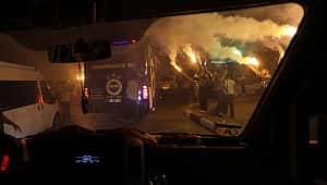 Fenerbahçe'ye Malatya'da coşkulu karşılama