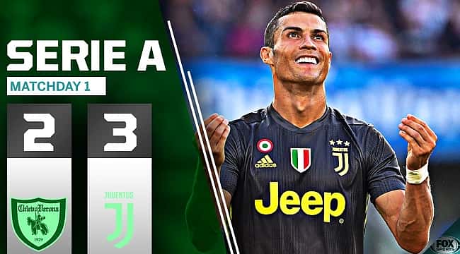 Ronaldo'lu Juventus uzatmada altın buldu: 3-2