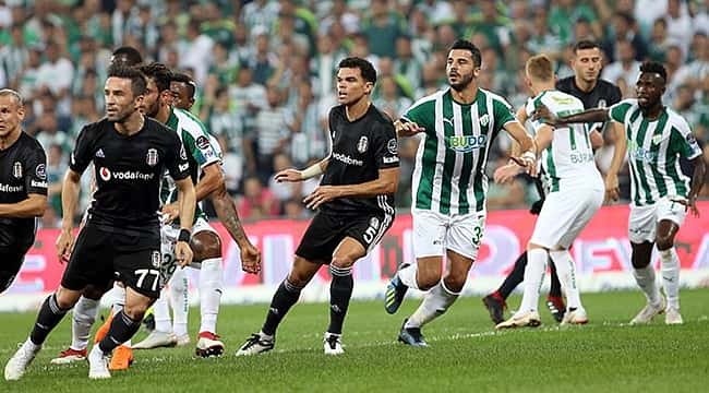 Beşiktaş Bursa'dan 1 puanla dönüyor