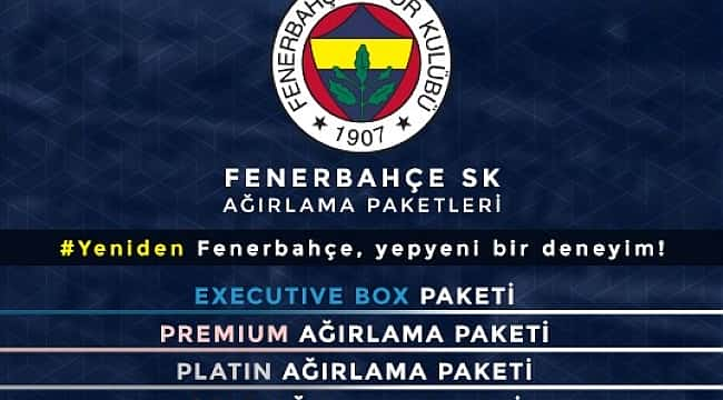 Fenerbahçe Futbol Ağırlama Paketleri'ni tanıttı