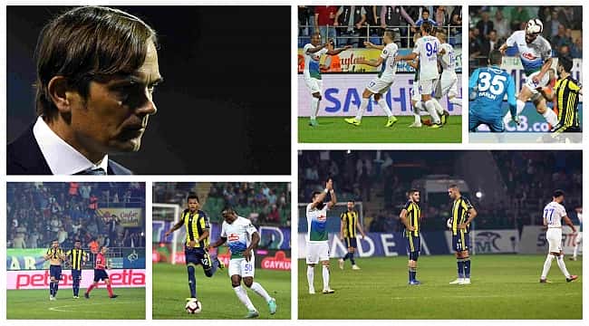 Fenerbahçe'ye bir şok da Rize'den: 0-3