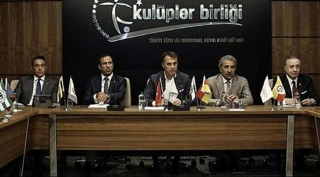 Kulüpler Birliği'nden Türk Lirası'na destek