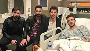 Emre Oğuz Kaan'ı ziyaret etti