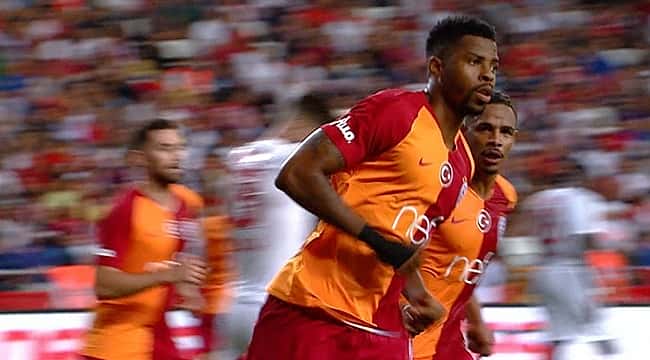 Galatasaray Antalya'da Donk'la 3 puanı aldı