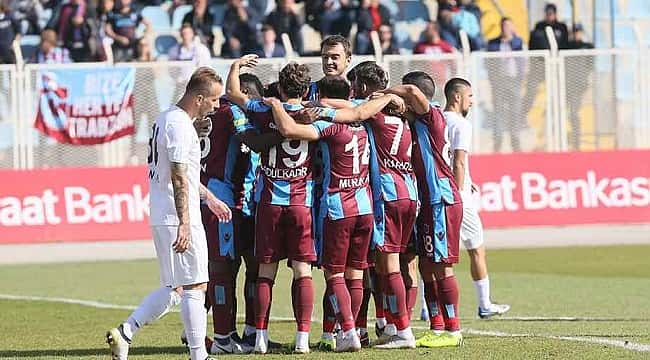 Trabzonspor kendini sıkmadan