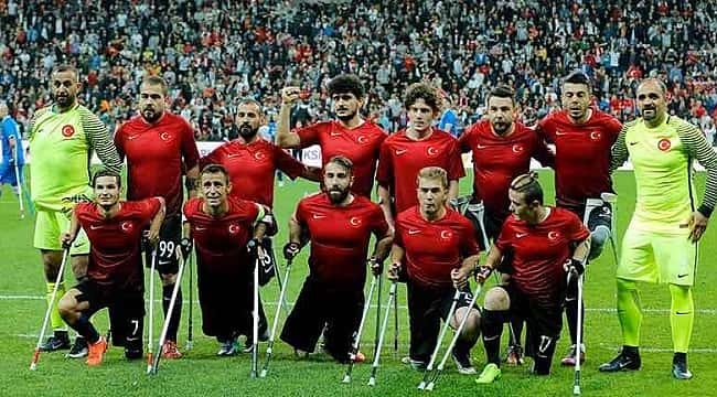 Ampute Futbol Milli Takımı çeyrek finale yükseldi