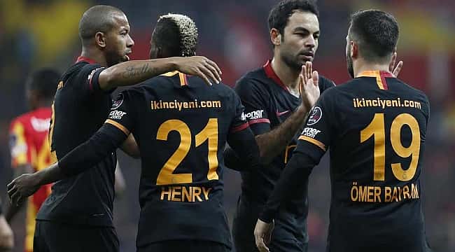 Galatasaray Kayseri'de farka koştu: 0-3