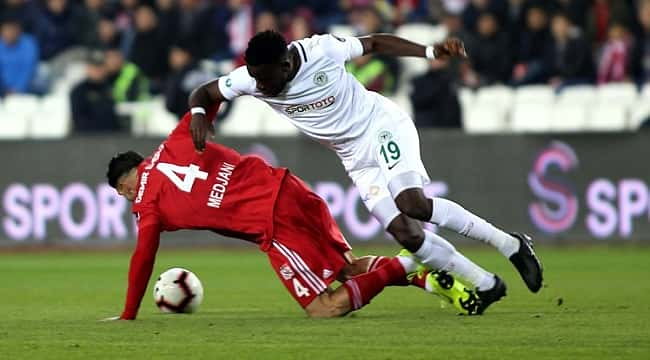 Konyaspor ile Sivasspor yenişemedi