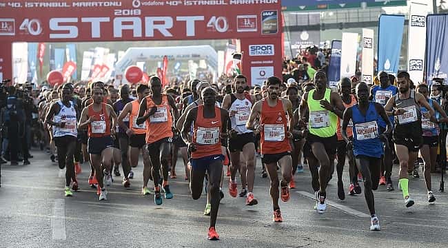 Vodafone İstanbul Maratonu koşuldu