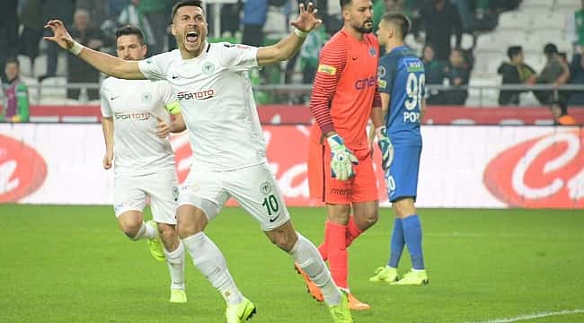 Müthiş maç Konyaspor'un