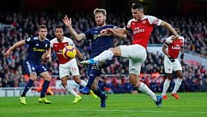 Arsenal şov yaptı, Everton sahasında kaybetti