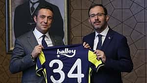 Bakan Kasapoğlu Ali Koç'u kabul etti