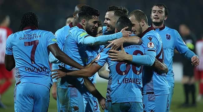 Trabzonspor da çeyrek finalde