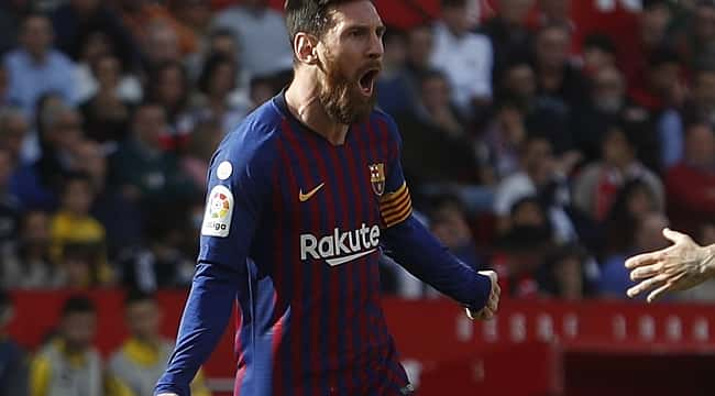 Barcelona Sevilla'yı Messi'yle aştı