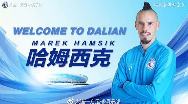 Hamsik resmen Çin Süper Ligi'nde