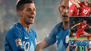 Zajc'ın golü Slovenya'ya 1 puan getirdi