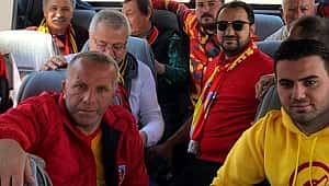 Başkan Bedir deplasmana taraftarlarla gitti