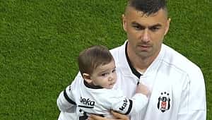 Burak seremoniye Cenk Tosun'un oğluyla çıktı