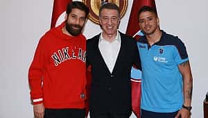 Olcay ve İbanez'e veda töreni