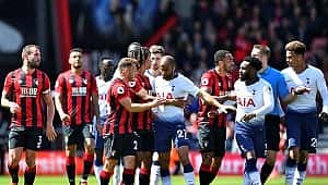 Tottenham'a bir darbe de Bournemouth'tan