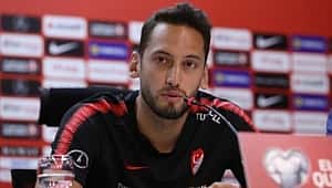 Hakan Çalhanoğlu: İnşallah yarın güzel bir karşılaşma olur