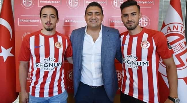 Antalyaspor'da çifte imza