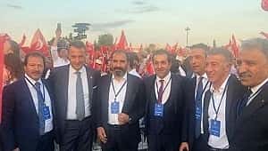 Başkanlar 15 Temmuz törenine katıldı