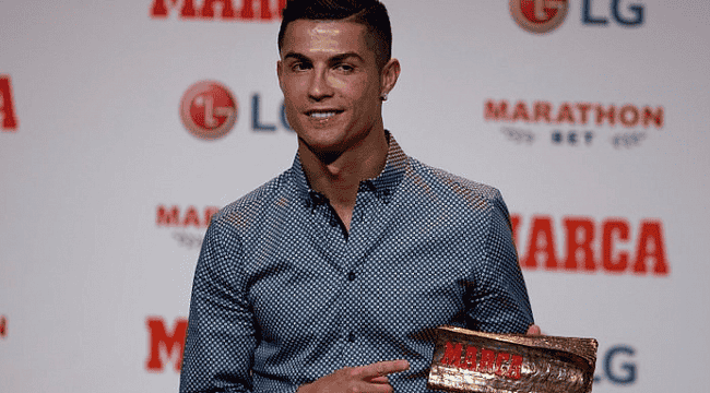 Cristiano Ronaldo'ya efsane ödülü