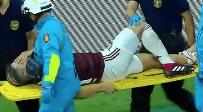 Diego Ribas'ın ayağı kırıldı