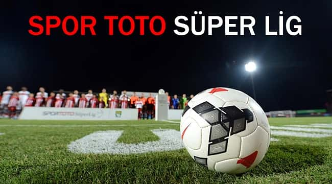 Spor Toto Süper Lig'de 34 Hafta'nın fikstürü