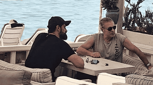 Bodrum'da Ersun Yanal - Volkan Demirel buluşması