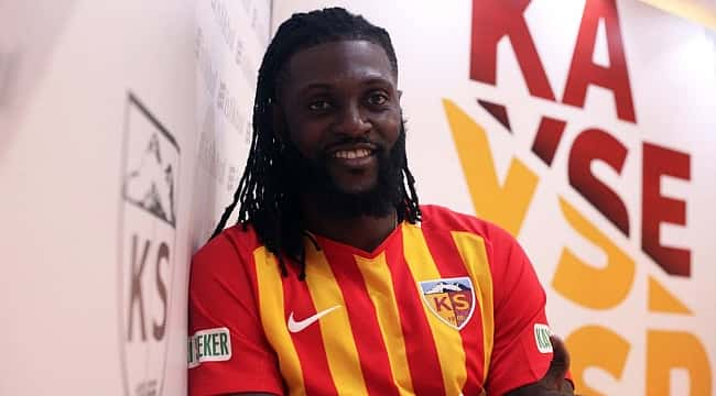 Emmanuel Adebayor Kayserispor'da