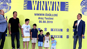 Fener Ol talihlileri ödüllerini aldı