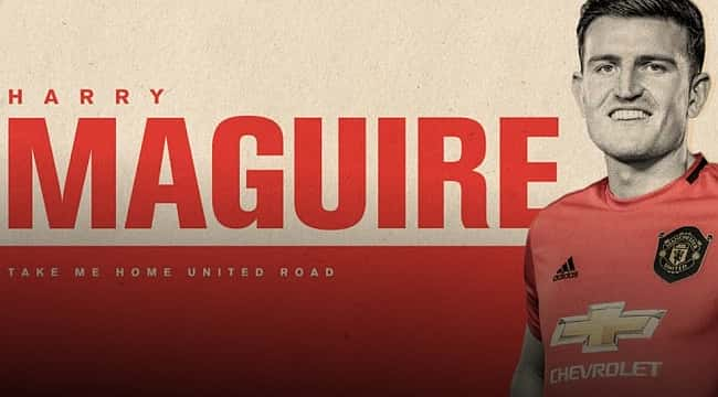 Harry Maguire rekor ücretle Manchester United'ta