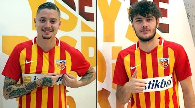 Kayserispor'da iki transfer birden