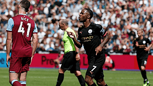 Manchester City West Ham'ı sürklase etti