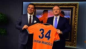 Ekrem İmamoğlu'ndan M. Başakşehir'e ziyaret