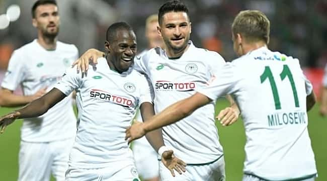 Konyaspor Denizli'den 3 puan çıkardı