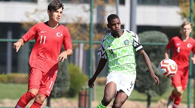 UEFA ASSIST U17 Uluslararası Turnuvası'nın ilk maçında Nijerya'ya yenildik