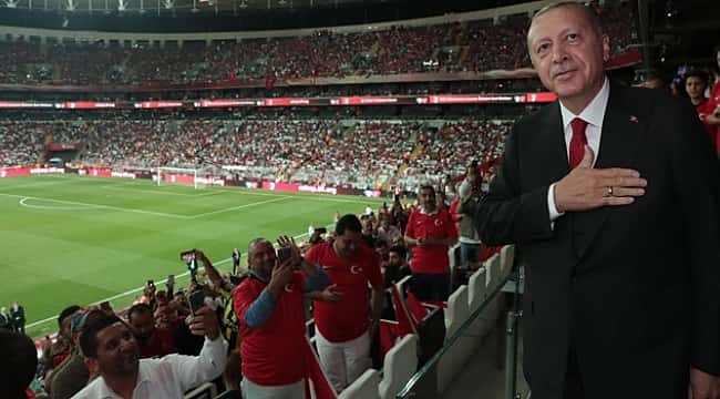 Cumhurbaşkanı Erdoğan'dan Milliler'e tebrik mesajı