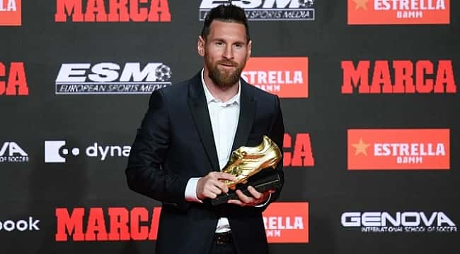 Lionel Messi 6. kez Altın Ayakkabı'nın sahibi