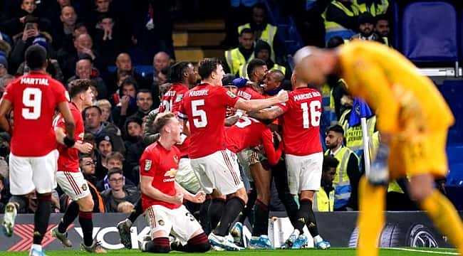 Manchester United Lig Kupası'nda çeyrek finalde