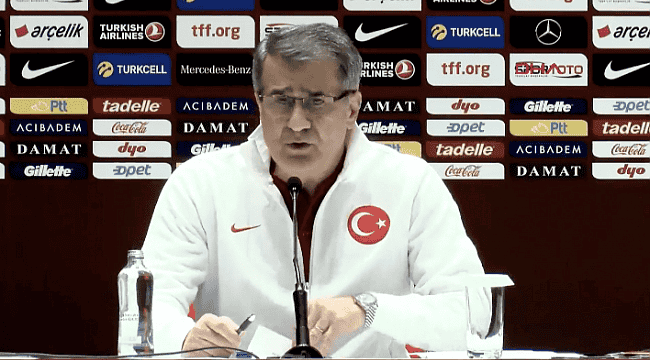 Şenol Güneş: Yarışta garanti durumda değiliz