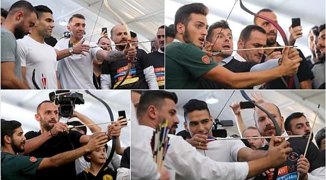Süper Lig'in yıldızları Etnospor'da ok attı