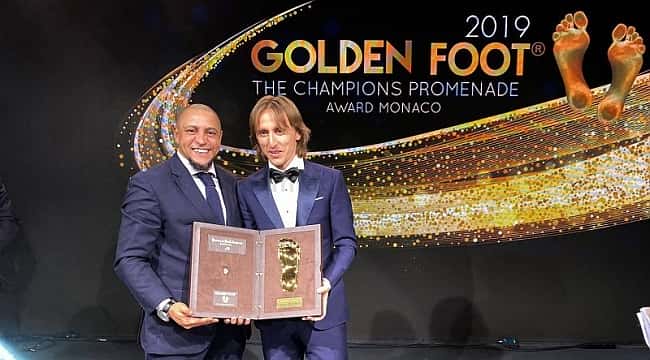 Altın Ayak Ödülü Modric'in