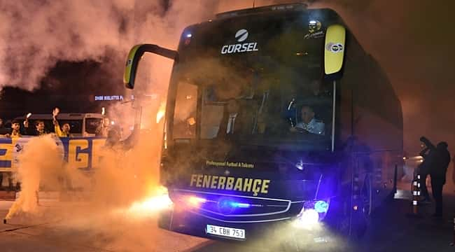 Fenerbahçe'ye coşkulu karşılama