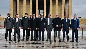 MKE Ankaragücü'nün yeni Yönetimi'nden Anıtkabir'e ziyaret