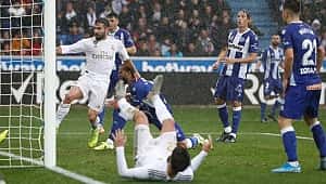 Real Madrid Alaves deplasmanından galibiyetle dönüyor