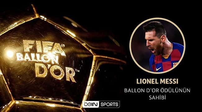 Altın Top Lionel Messi'nin