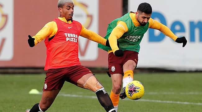 Galatasaray'da Lemina, Şener ve Emre Akbaba takımla çalıştı